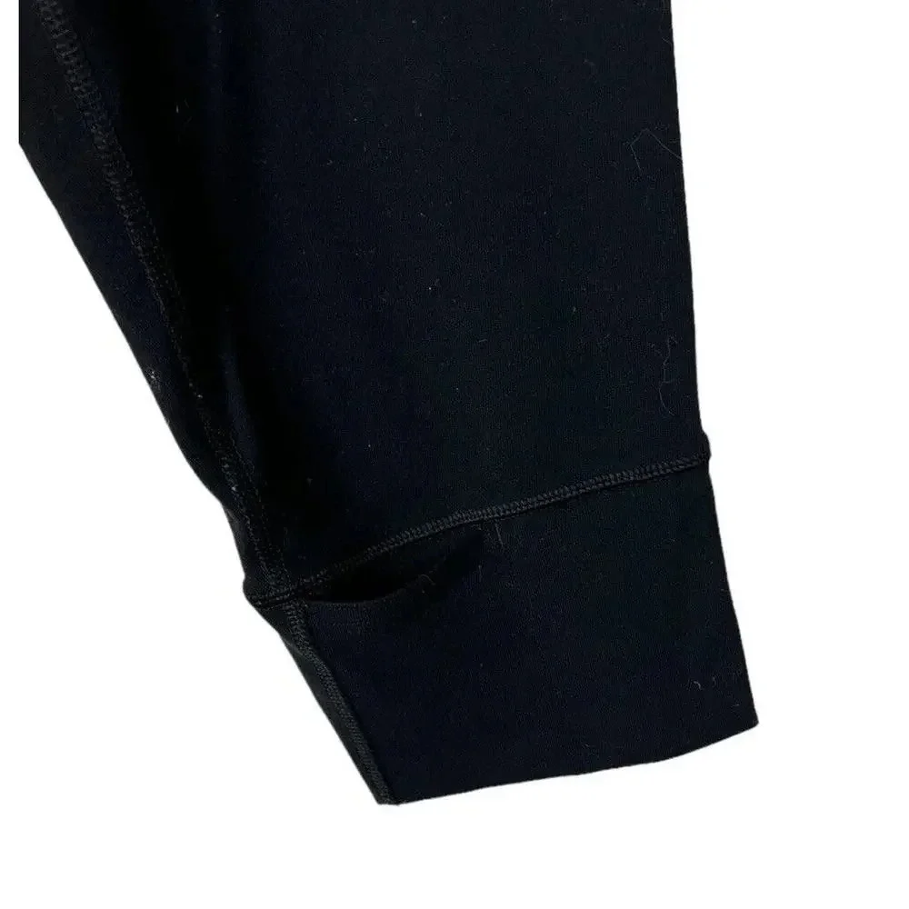 Lululemon Black Capri Leggings Unknown Size Refer To Measurements Yoga Women’s
